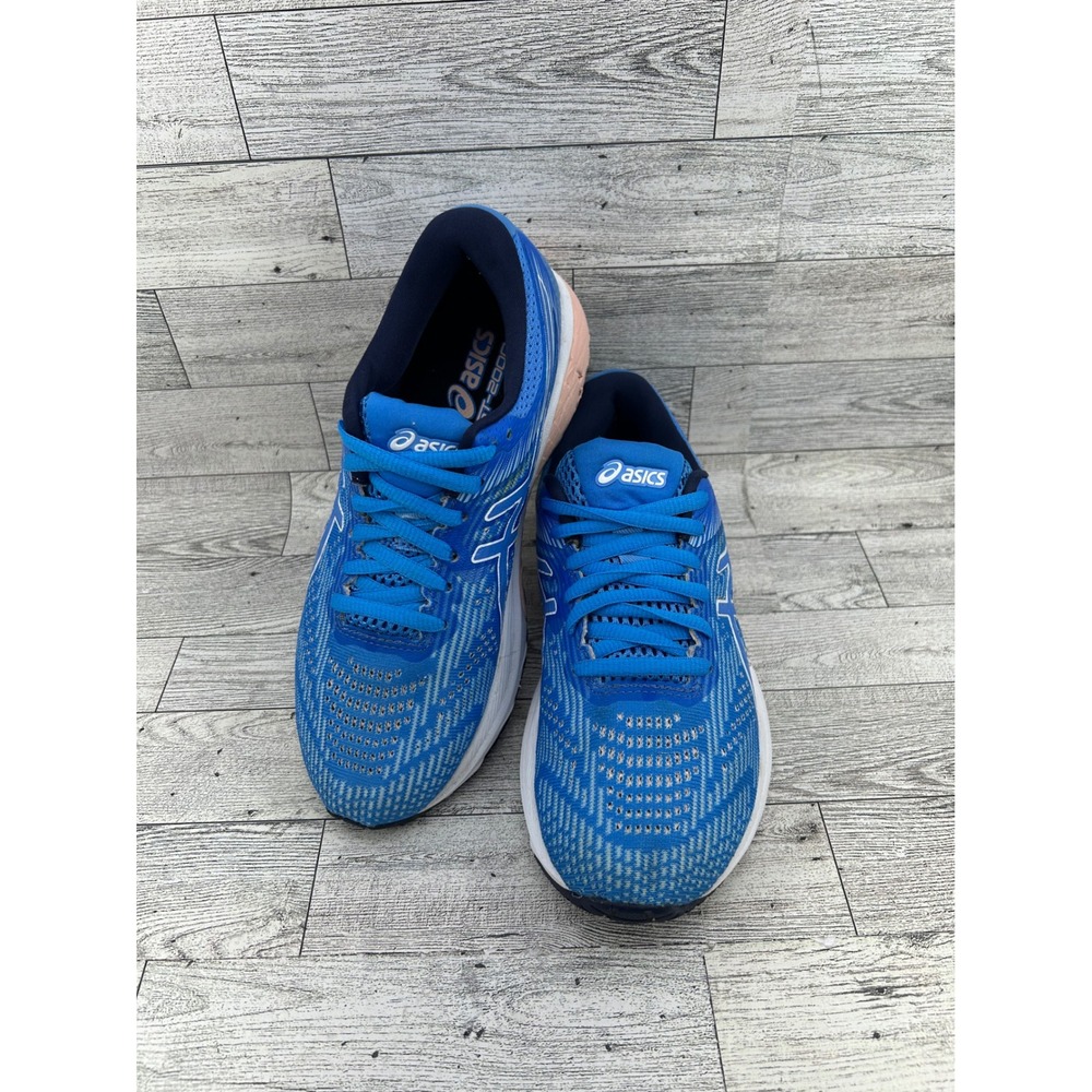 Asics GT-2000 8 Blue White Pink Womens Running Shoes Sneakers US 6 EUR 37